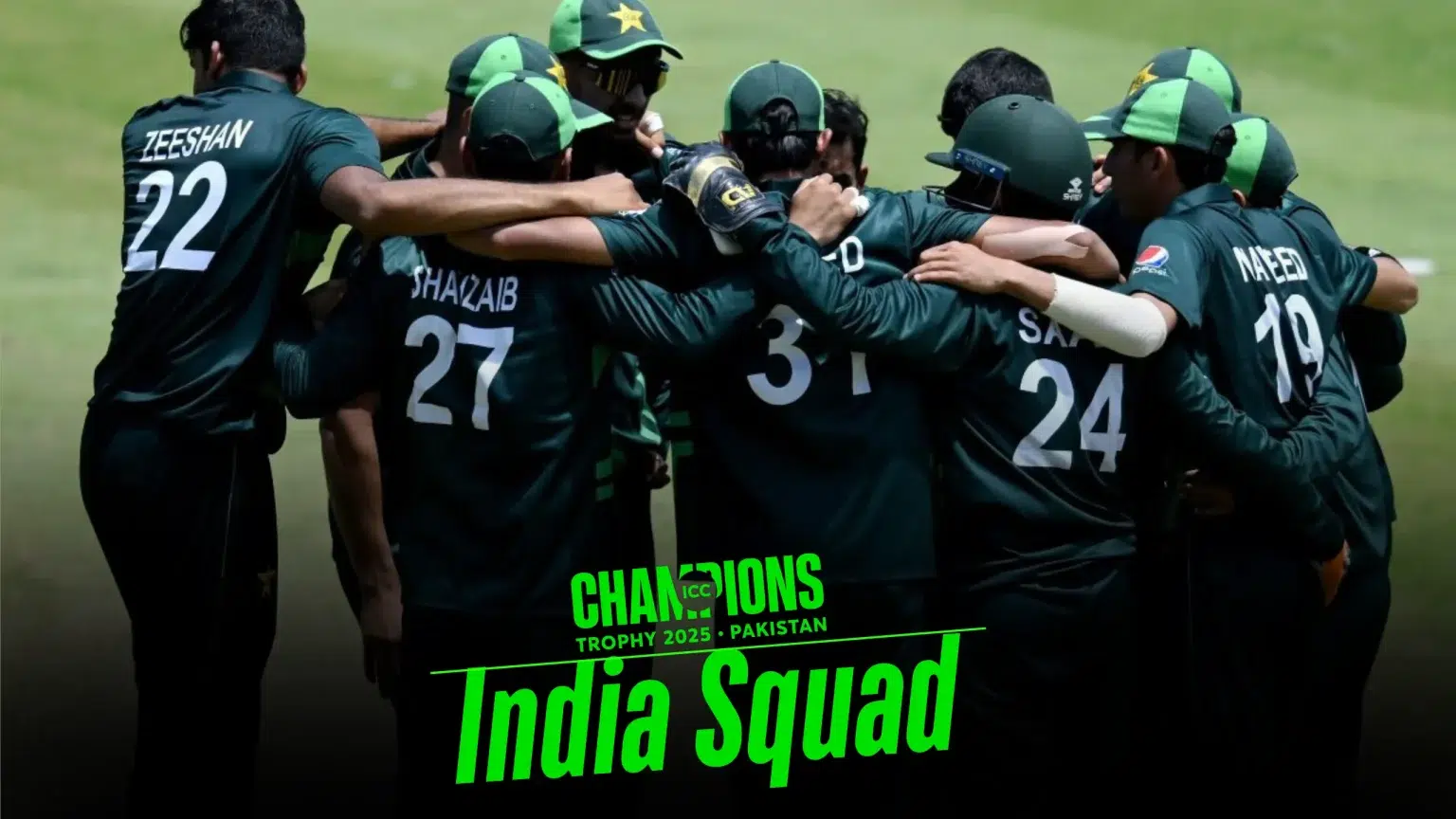 Pakistan Squad and Time Table of ICC Champions Trophy 2025