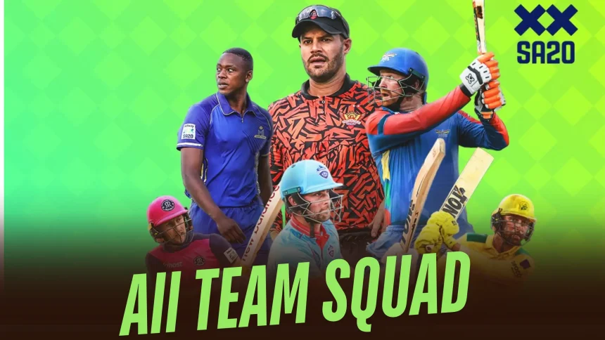 SA20 2025 All Team Squad: Players List - Captains, Vice-captain, All-Rounder, Bowlers, Batsman and Head Coaches