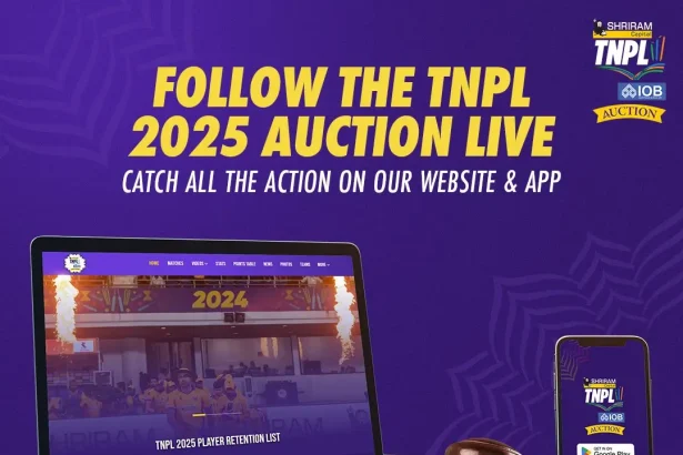 Where to Watch TNPL 2025 Auction Live Coverage