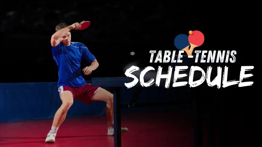 Table Tennis Schedule 2025: Major Tournament Events Calendar