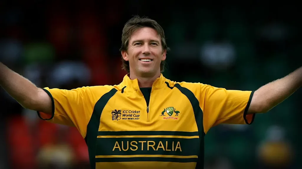 Glenn McGrath (1993 - 2007) is one of the Australia ICC Hall of Fame Cricketers
