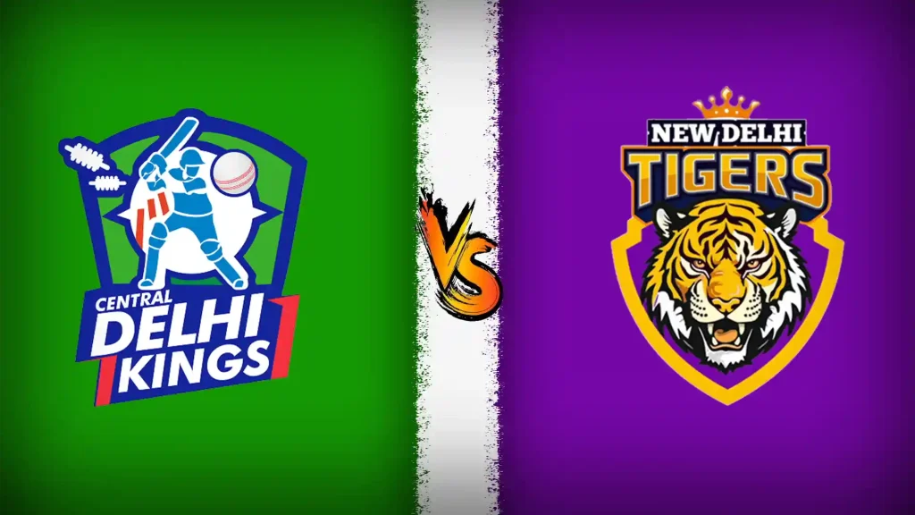 Central Delhi Kings vs New Delhi Tigers Head to Head, Prediction, Playing XI, Pitch Report, Weather Conditions, Live Coverage Details