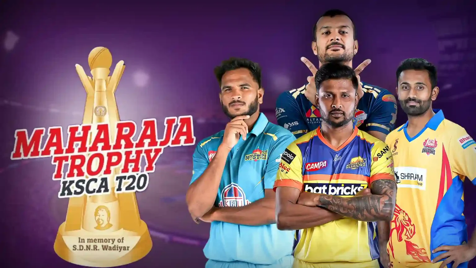 Maharaja Trophy KSCA T20 2025 Broadcasting and Live Streaming Details