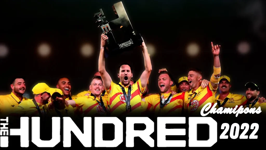 2022 Edition winner: Trent Rockets : The Hundred Men's Competition Winners list