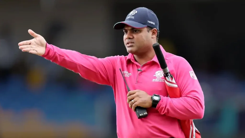 Nitin Menon: Highest Paid Cricket Third Umpires in 2025