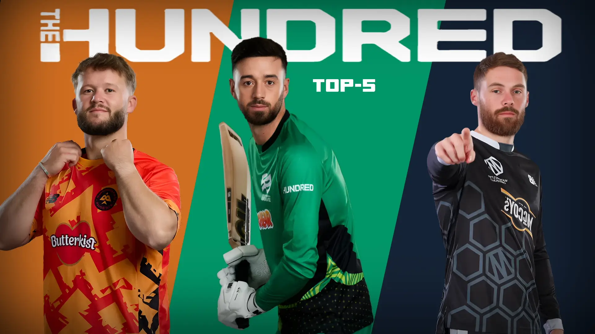 Top 5 Best Batting Records in The Hundred Men's Competition History