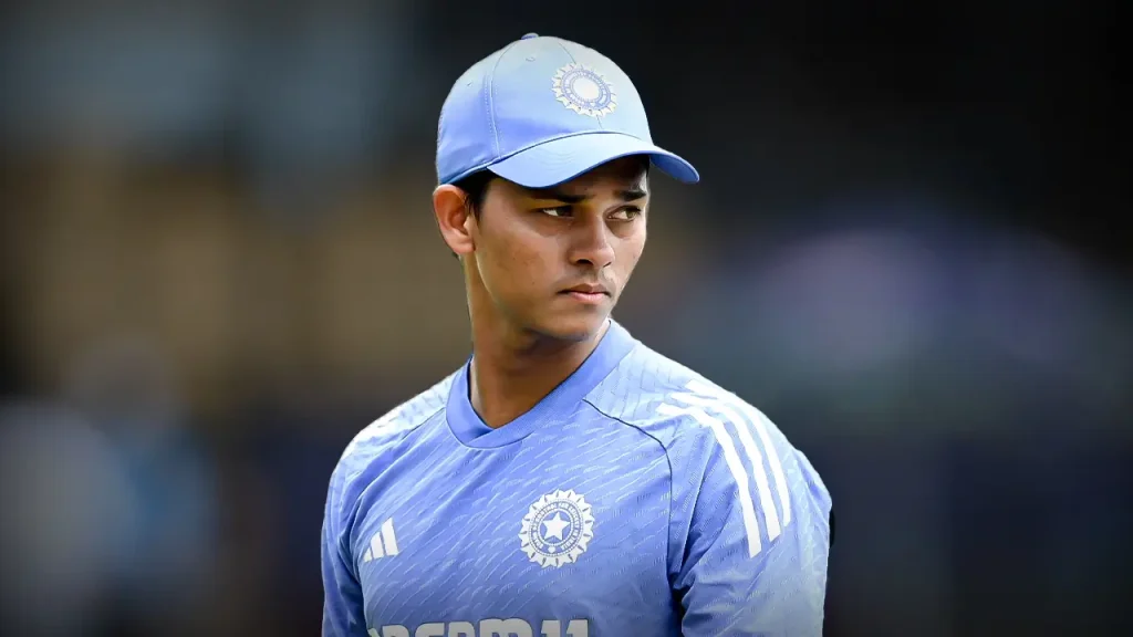 Yashasvi Jaiswal is a standby player not in the 15th men's squad