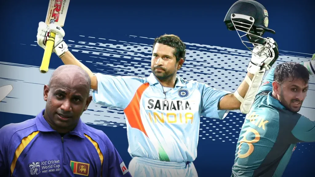 Top five batters with the most fours in Asia Cup history