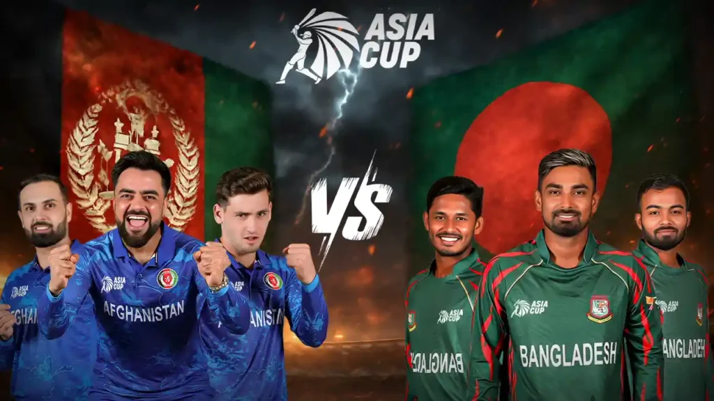 Bangladesh vs Afghanistan Asia Cup 2025 9th Match: Head to Head, Lineups, Predictions, Pitch report, Weather Forecast, & Top batsmen to watch