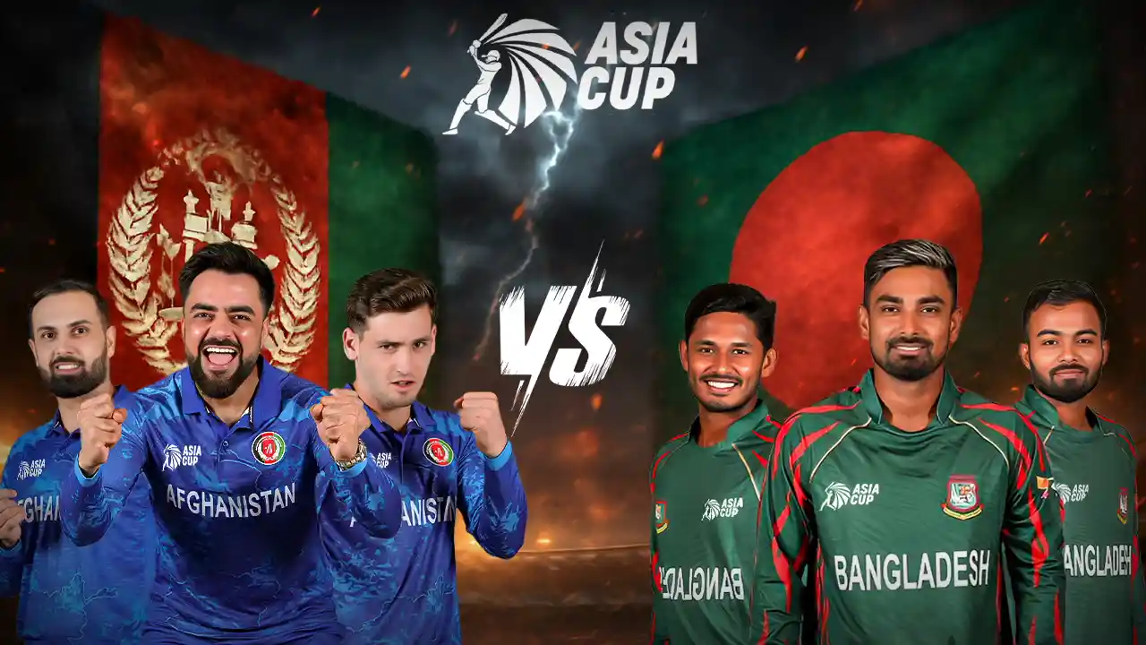 Bangladesh vs Afghanistan Asia Cup 2025 9th Match: Head to Head, Lineups, Predictions, Pitch report, Weather Forecast, & Top batsmen to watch