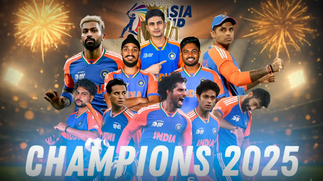 India beat Pakistan by 5 wickets in the Asia Cup 2025 Final to win their 9th Asia Cup title