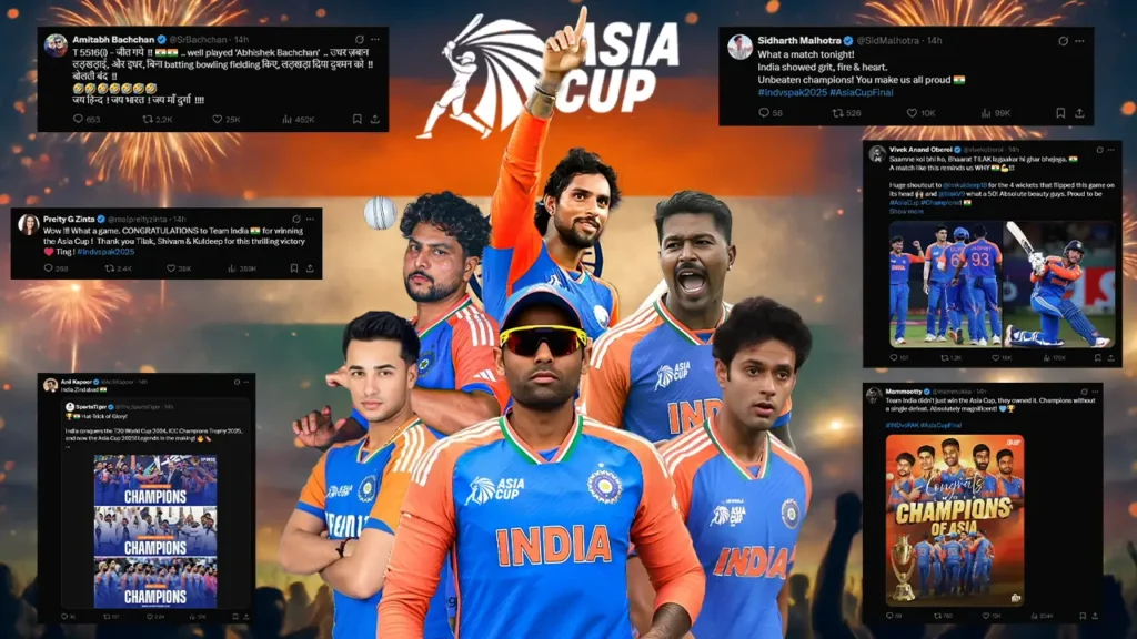 Asia Cup 2025: 7 Celebrity Tweets That Ruled Social Media Post India vs Pakistan Final Including Amitabh Bachchan’s Cheeky ‘Abhishek’ Dig”