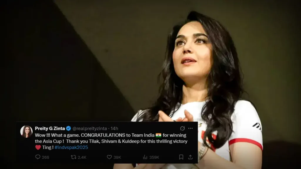 Celebrity Tweets That Ruled Social Media Post:  Preity Zinta