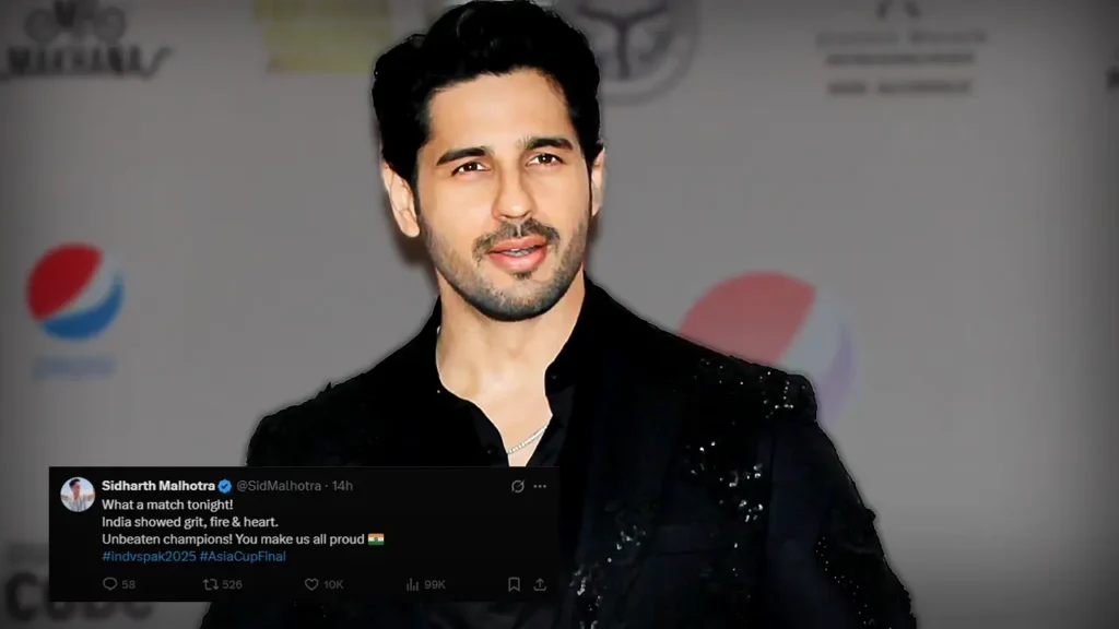 Celebrity Tweets That Ruled Social Media Post : Siddhart Malhotra