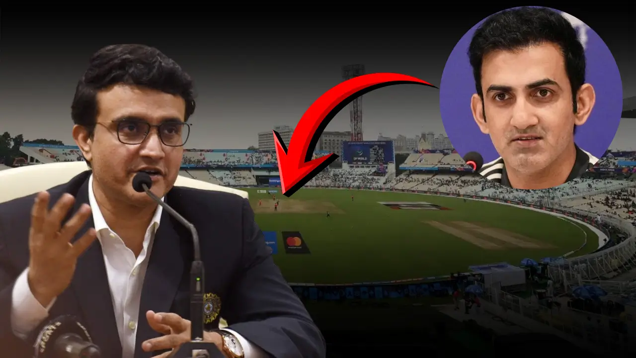 "It was not the greatest, I’ll have to completely admit.." Sourav Ganguly on the Eden Garden pitch